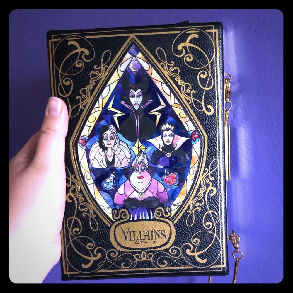 Disney Villains Book Clutch Purse